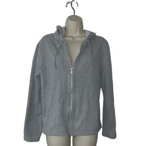 Gap gray stretch hoodie pockets on the sides